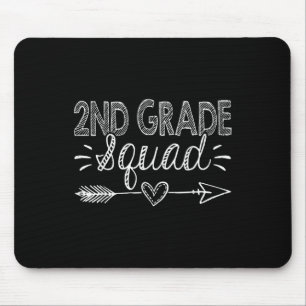 Tapis De Souris Équipe de 2e année 1er jour d'école Professeur de