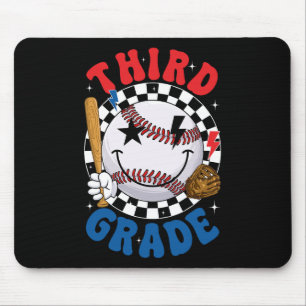 Tapis De Souris Équipe de baseball groovy de troisième année Premi