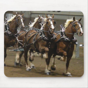 Tapis De Souris Équipe de Belgique en harnais mousepad