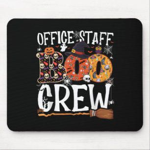 Tapis De Souris Équipe de bureau Boo Crew drôle d'Halloween tenue