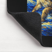 Tapis De Souris Équipe de coup de singe frappe bébé singe (Coin)