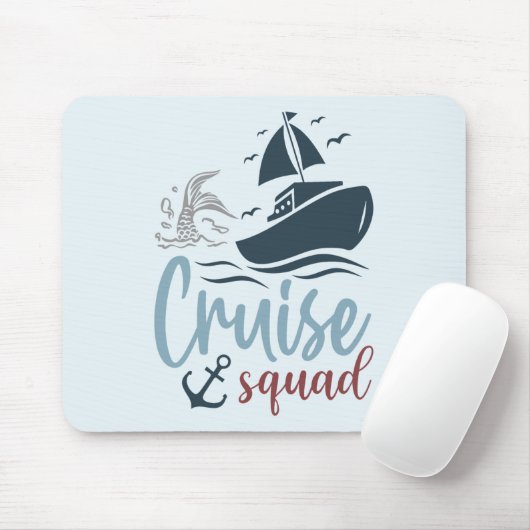 Tapis De Souris Équipe de croisière (Avec souris)