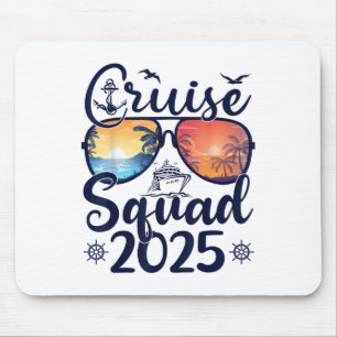 Tapis De Souris Équipe de croisière 2025 Famille de jumelage de va