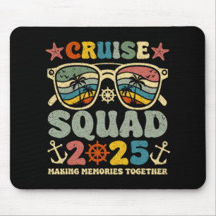 Tapis De Souris Équipe de croisière 2025 Vacances d'été tenue asso