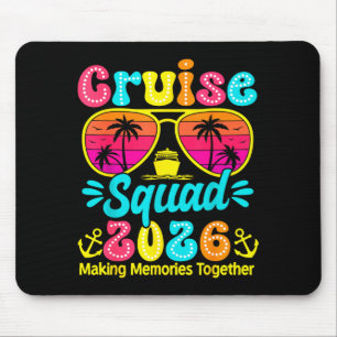 Tapis De Souris Équipe de croisière 2026 créant des souvenirs grou