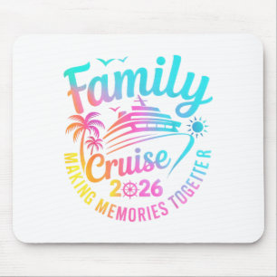 Tapis De Souris Équipe de croisière 2026 vacances d'été famille as