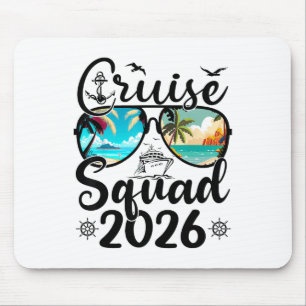 Tapis De Souris Équipe de croisière 2026 Vacances d'été Famille te