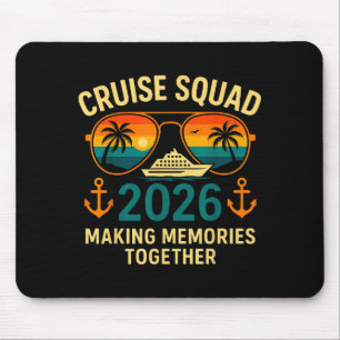Tapis De Souris Équipe de croisière 2026 Vacances en famille Group