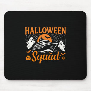 Tapis De Souris Équipe de croisière Halloween 2025 Famille en croi