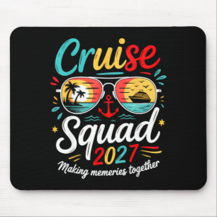 Tapis De Souris Équipe de croisière vintage 2027 ensemble vacances