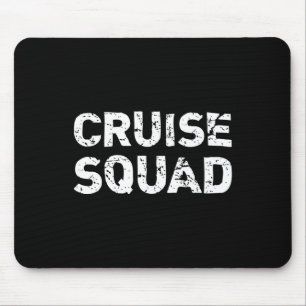 Tapis De Souris Équipe de croisière, voyage de vacances amusant, f