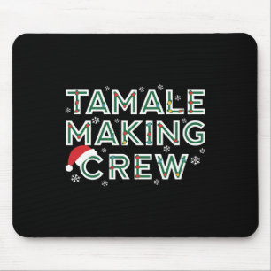 Tapis De Souris Équipe de fabrication de tamales de Noël Nourritur