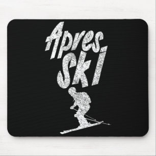 Tapis De Souris Équipe de fête après-ski équipage skieur bière Apr