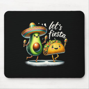 Tapis De Souris Équipe de Fiesta Avocado Tacos Fêtons la Cinc Drôl