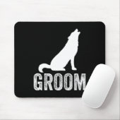 Tapis De Souris Équipe de garçons de mariée Loup Bachelor Party  (Avec souris)