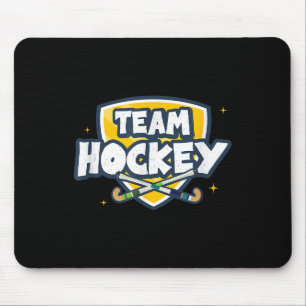 Tapis De Souris Équipe de hockey Hockey sur gazon Hockey en salle