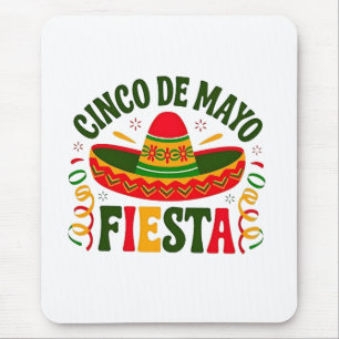 Tapis De Souris Équipe de la Fiesta Cinco De Mayo Mexicaine Sombre