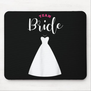 Tapis De Souris Équipe de la Mariée Équipe du Marié Enterrement de