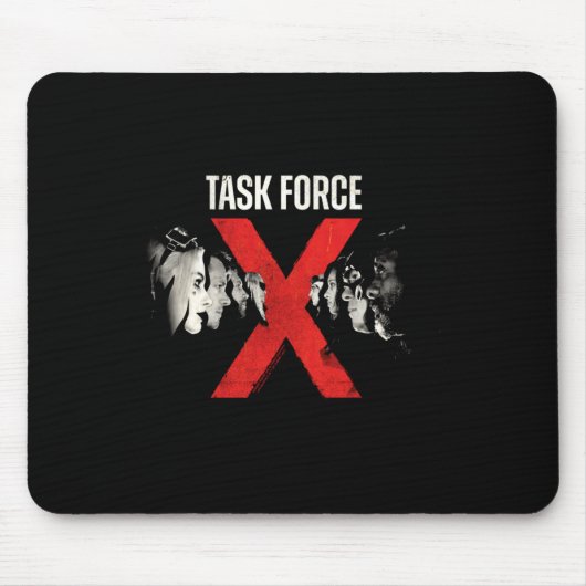 Tapis De Souris Équipe de méchants masculins Task Force X Performa (Devant)