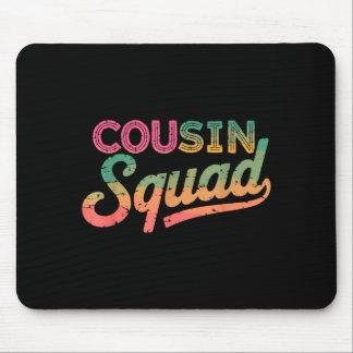 Tapis De Souris Équipe de rassemblement de famille de cousins