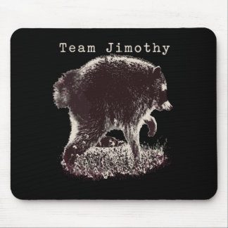 Tapis De Souris Équipe de Raton Laveur Drôle de Jimothy pour Homme