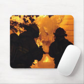 Tapis De Souris Équipe de sapeur-pompier (Avec souris)