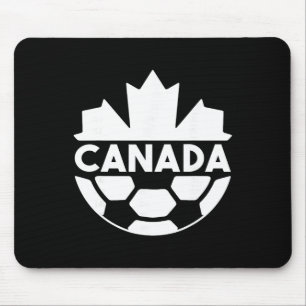 Tapis De Souris Équipe de soccer du Canada Drapeau Feuille d'érabl