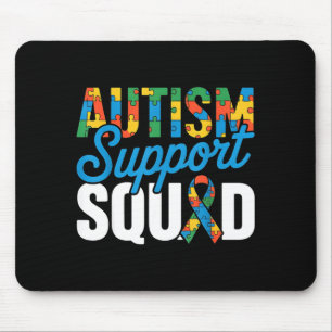 Tapis De Souris Équipe de soutien à l'autisme pour la sensibilisat