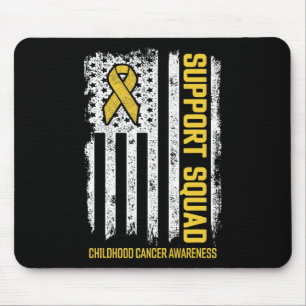 Tapis De Souris Équipe de soutien au cancer de l'enfance Cancer de