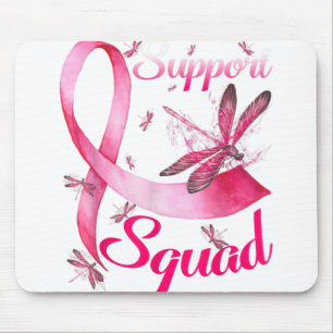 Tapis De Souris Équipe de soutien aux guerriers Dragonfly Cancer d