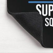 Tapis De Souris Équipe de soutien aux guerriers Sensibilisation au (Coin)