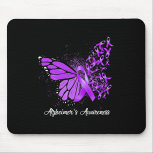 Tapis De Souris Équipe de soutien Papillon Heimer Ruban Violet