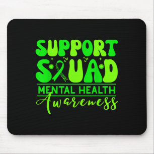 Tapis De Souris Équipe de soutien Sensibilisation à la santé menta