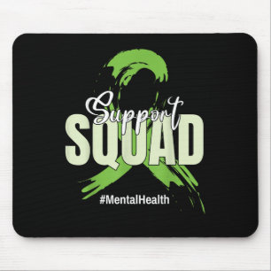 Tapis De Souris Équipe de soutien Sensibilisation à la santé menta