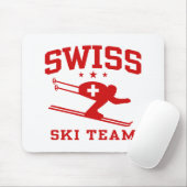 Tapis De Souris Équipe de Suisse de ski (Avec souris)
