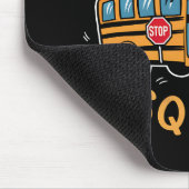 Tapis De Souris Équipe de transport des conducteurs d'autobus scol (Coin)