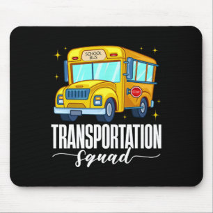 Tapis De Souris Équipe de transport Première journée de rentrée sc