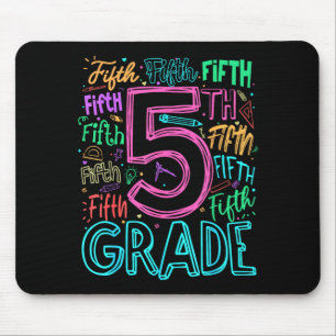 Tapis De Souris Équipe de typographie de 5e année professeur de ci