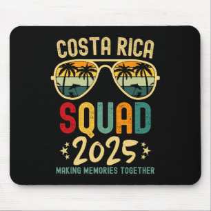 Tapis De Souris Équipe de vacances au Costa Rica 2025 Vacances en