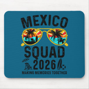 Tapis De Souris équipe de vacances au Mexique 2026 voyage en famil