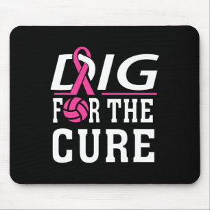 Tapis De Souris Équipe de volleyball Sensibilisation au cancer du 