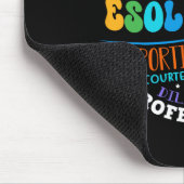 Tapis De Souris Équipe d'enseignants et d'élèves Esol Squad de ret (Coin)