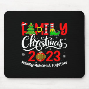 Tapis De Souris Équipe des costumes correspondants Noël 2023 pour