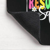 Tapis De Souris Équipe Des Ressources Humaines De Retour À L'École (Coin)