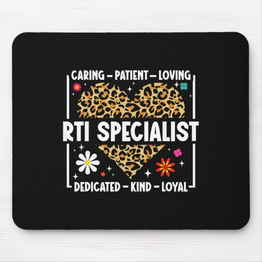 Tapis De Souris Équipe d'intervention Équipe de la RTI Enseignant  (Devant)