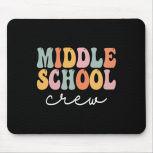 Tapis De Souris Équipe du collège Rétro Vintage Super Premier jour