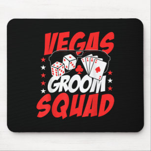 Tapis De Souris Équipe du marié à Vegas Mariage Enterrement de vie