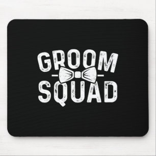 Tapis De Souris Équipe du marié Garçons d'honneur Drôle d'enterrem