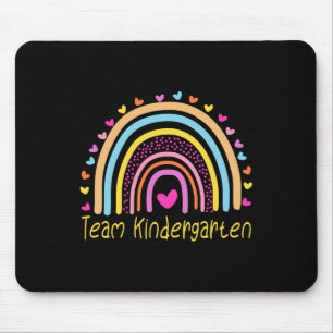 Tapis De Souris Équipe Enseignante de maternelle Arc-en-ciel