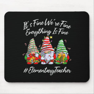 Tapis De Souris Équipe Enseignante Élémentaire Tout Est Beau Noël